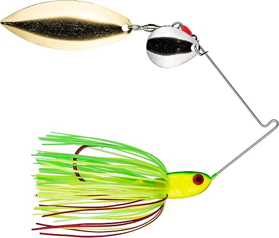Strike King Bleeding Spinnerbait/Bleeding Fire Tiger, 3/8 oz