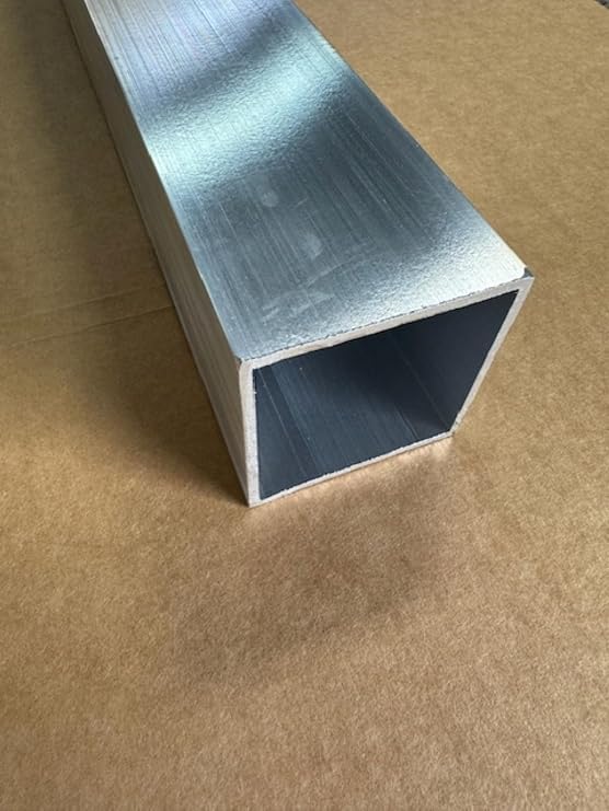 1/8" Wall x 3" x 3" Square Aluminum Tube, 6061 Aluminum (10 INCH)