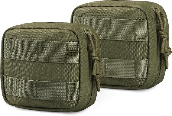 RXW 2 Pack Small Molle Pouch Mini Tactical EDC Belt Pouches