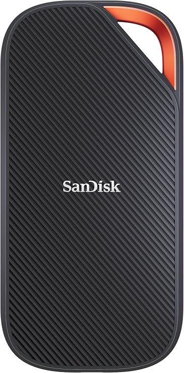SanDisk Extreme PRO Portable SSD 4TB, up to 3,800MB/s Read Speed and 3,700MB/s Write Speed, USB4 Compatible, Rugged Aluminum and Silicone Shell