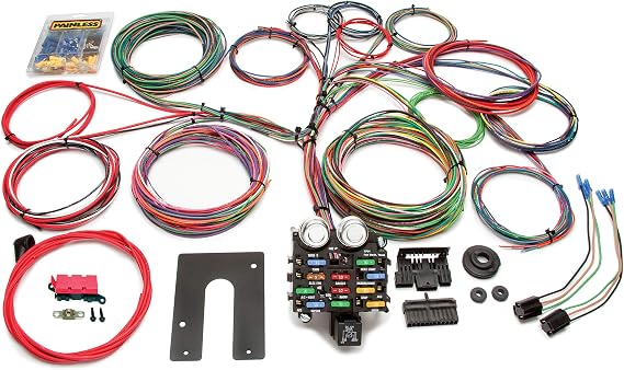 Painless Performance 10104 Classic Customizable Pickup Chassis Harness - Key In Dash - 21 Circuits