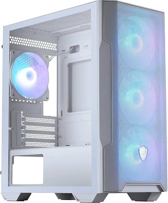 Msi Mag Forge M100r White Temperli Cam 3x120mm 1x120mm Argb Fan Matx Gaming Bilgisayar Kasası
