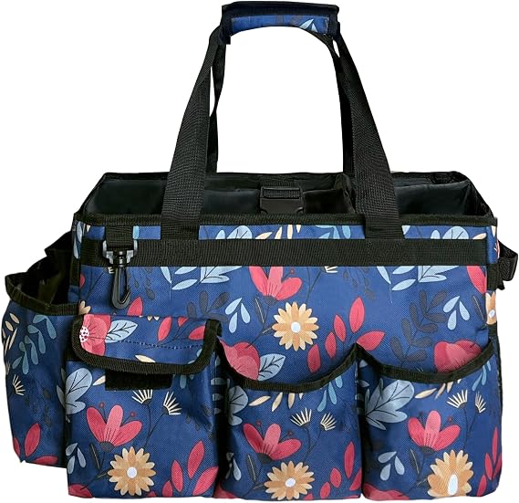 Cleaning Caddy Organizer With Handle,Cleaning Caddy Bag- Large Caddy Bag For House, Car Cleaning Supplies, Housekeeping Handbag With Adjustable Shoulder Straps