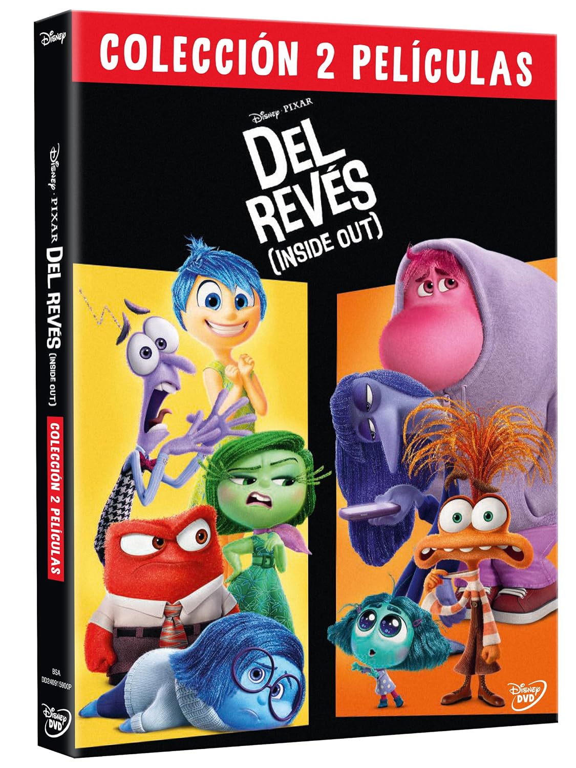 Del Reves 1+2 (Inside Out) (DVD) Pack 2 peliculas