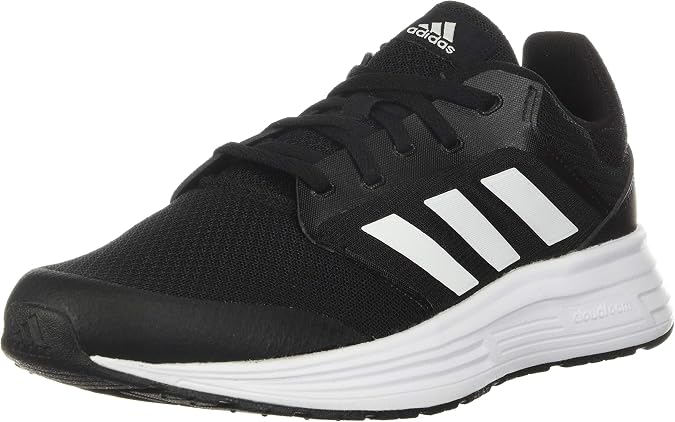 adidas Galaxy 5 Shoe - Mens Running Core Black-White