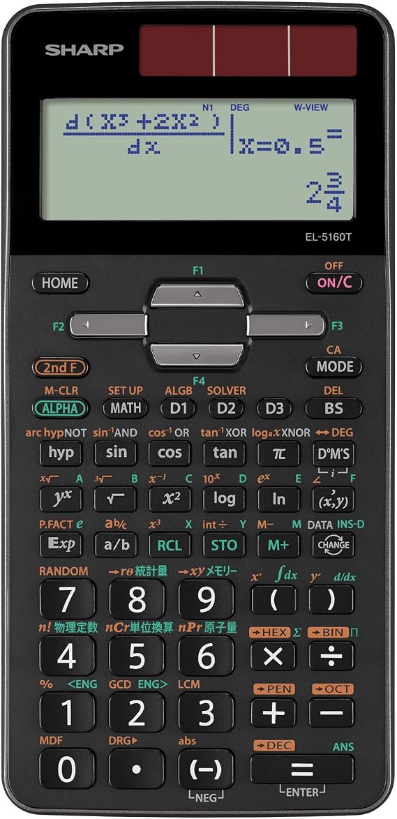Sharp Function Calculator Pythagoras Expert Model EL-5160T-X