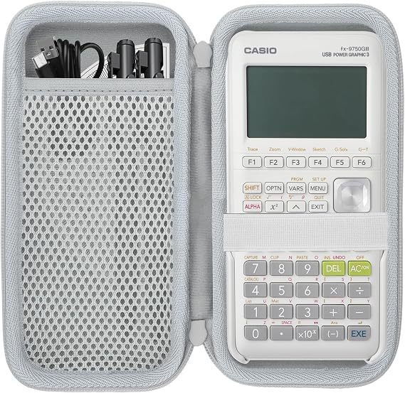 co2CREA Hard Case for Casio fx-9750GIII/fx-9860GIII/fx-7400GIII, White