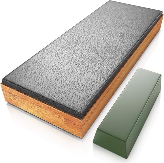 Sharp Pebble Leather Strop for Knife Sharpening