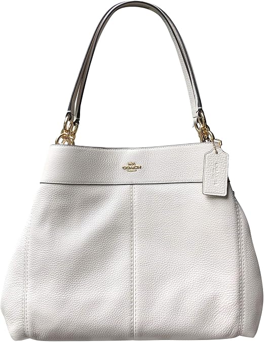 Coach Pebble Leather Lexy Shoulder Bag (IM/Chalk)