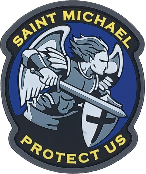 Saint Michael Modern PVC Patch