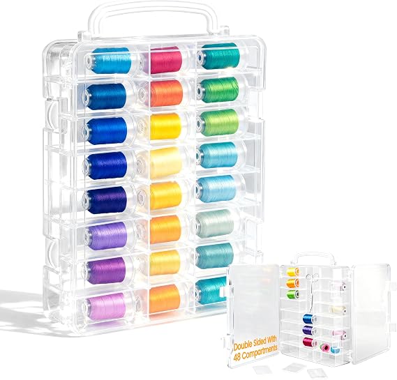 New brothread Double-Sided Storage Organizer Box
