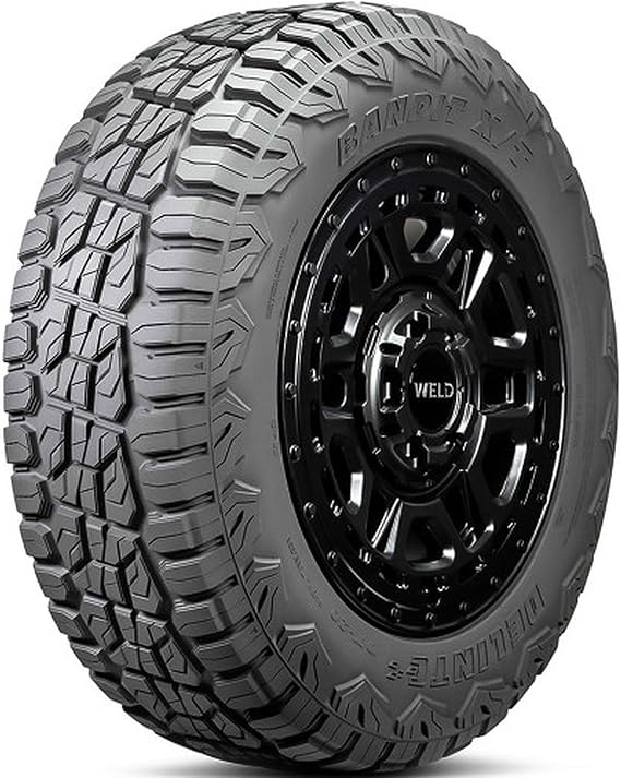 Delinte DX-20 Bandit X/T Rugged Terrain LT285/50R22 121/118Q Light Truck Tire | Light Truck Extreme Terrain All Weather Traction 121/118Q Rated E (10 Ply) Radial Construction Black Sidewall Tire