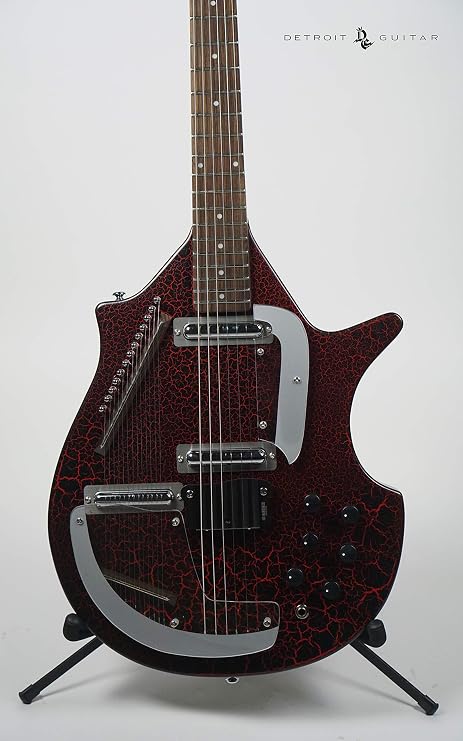 Danelectro Sitar - Red Crackle