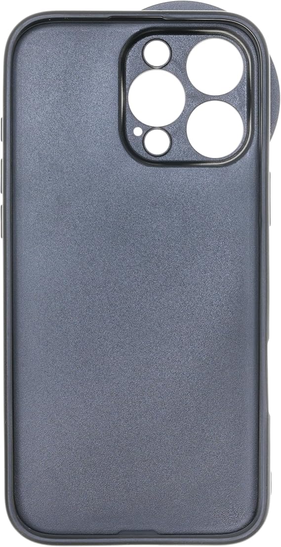 Black Shockproof Mobile Phone Case with 58mm Filter Ring Adapter Compatible with for iPhone 16 Pro Max Magsafe Case ND