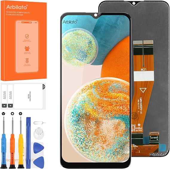 Replacement Screen for Google Pixel 6a (6.1") for Easy Installation OLED Display Digitizer Touch Assembly,Compatible with Fingerprint Unlock,Professional Repair Tool Kit Included(White)