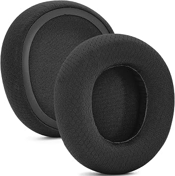 Defean Mesh Fabric Earpads Replacement Compatible with SteelSeries Arctis Nova Pro Wired, Nova 1/1X/1P/3/3P/3X/4/4P/4X/5/5P/5X/7/7X/7P Headphons,(Do Not Fit Arctis Nova Pro Wireless)