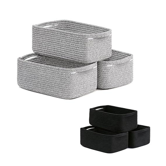 Goodpick Storage Basket for Shelves, Small Toy Baskets Storage Bins