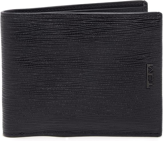 Tumi Mens Global Removeable Passcase Black Embossed One Size