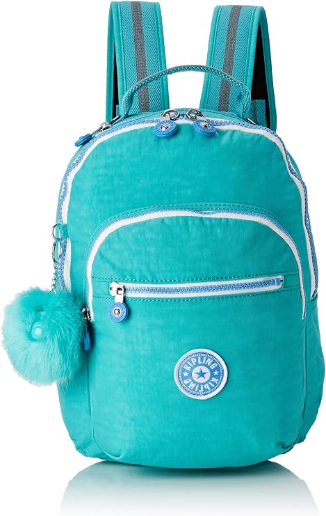 Kipling Seoul GO S Children's Backpack, 35 cm, 14 liters, Blue (Deep Aqua C)