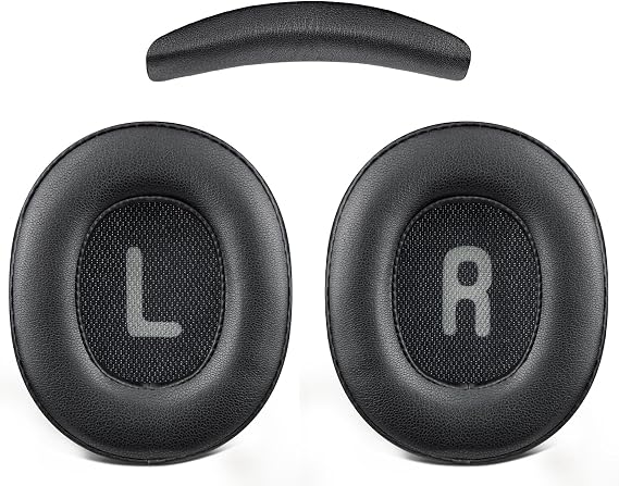 SOULWIT Replacement Kit for JBL Tune 760NC, Tune 770NC - Black