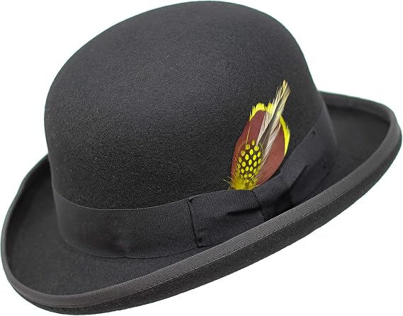 Borges & Scott Premium Orwell - Bowler Hat - 100% Wool Felt
