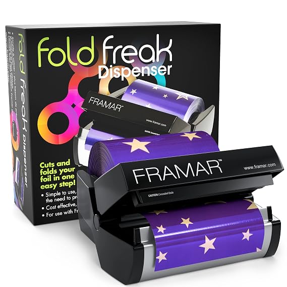 Framar Fold Freak Foil Dispenser for Aluminum Foil, Hair Color Foils