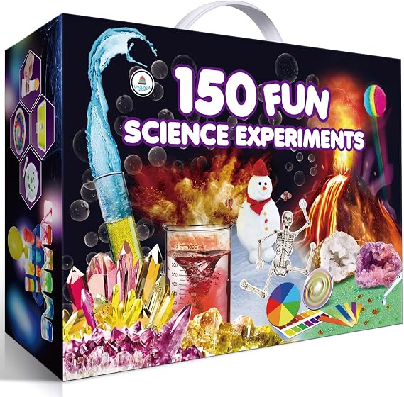 UNGLINGA 150 Experiments Science Kits for Kids Boys Girls Toys Gifts Ideas