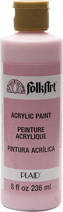 FolkArt 821 Acrylic Paint in Assorted Colors (8 oz), Baby Pink