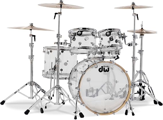 DW Drum Set, Acrylic (DDAC2215CL)