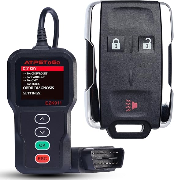 Key Fob Replacement Kit Fits for Chevy Silverado Colorado Suburban Tahoe GMC Canyon Sierra 2014 2015 2016 2017 2018 2019 Keyless Entry Remote Control Replace FCC ID: M3N-32337100 3 Button