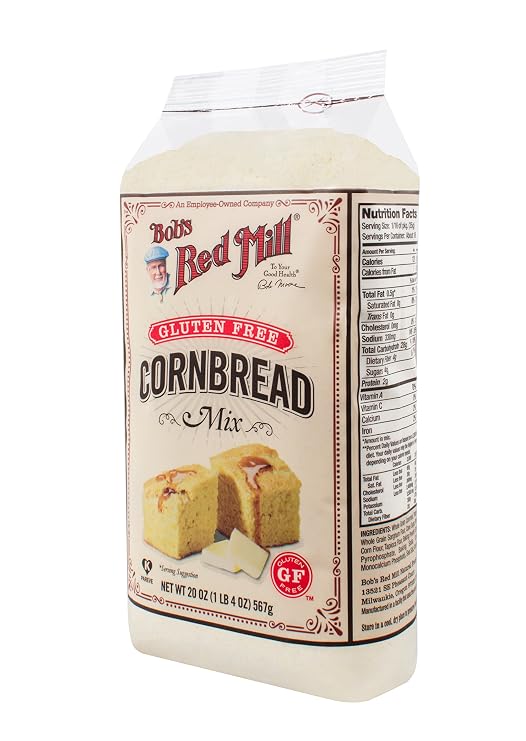 Bob's Red Mill, Bread Mix Gluten Free Cornbread oz, 20 Ounce
