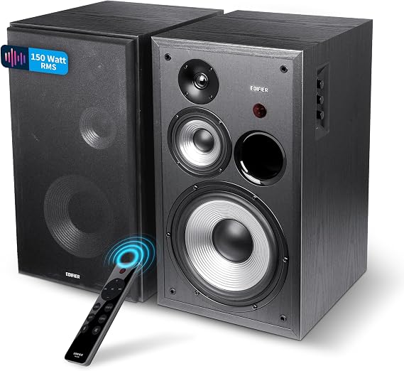 EDIFIER Studio R2850DB Bluetooth Speaker System (150 Watt) with Infrared Remote Control and Digital Inputs Black
