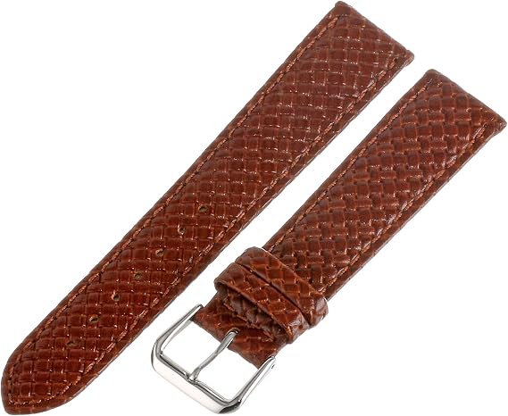 Hadley-Roma Men's Leather Watch Strap (Model: MSM843RA-180)