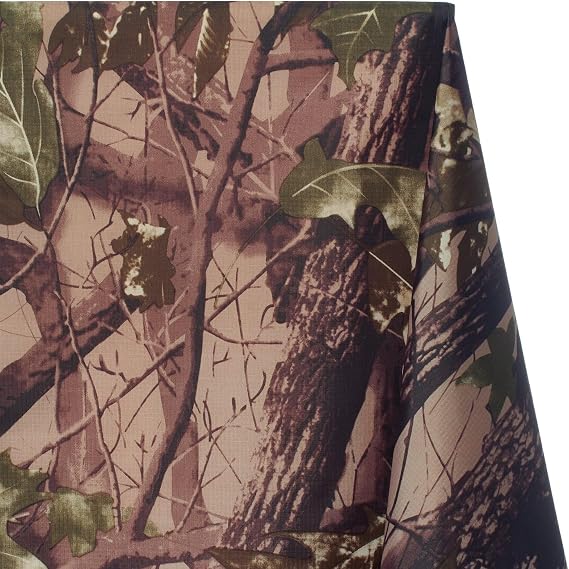 Ottertex Printed Nylon Ripstop Fabric Hunter Waterproof Heavy Duty Outdoor Lightweight By The Yard - (5 Yards)