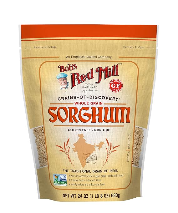 Bob's Red Mill Sorghum Grain, 24oz (Pack of 1) - Whole Grain, Vegan, Kosher
