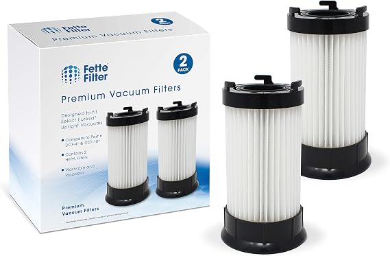 DCF-4 HEPA Replacement Filter Compatible with EUREKA Powerline Maxima LightSpeed & LightForce 4700-4770 Series High Performance HP5555 & 5500 Series part number 63073, 62132, DCF18, DCF-18, DCF-4.