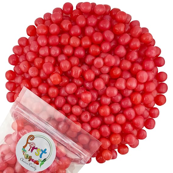 Sour Chewy Fruit Candy Balls (Pink Grapefruit, 2 Pound)