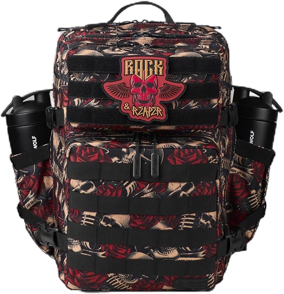 WOLFpak 35L Athletic Gym Backpack - Durable 1000D Waterproof Oxford Material with MOLLE Webbing, Laptop Pocket