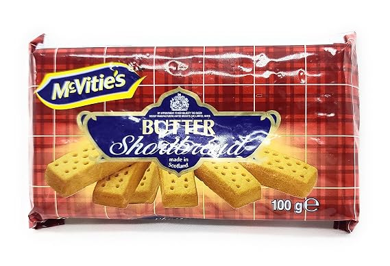 McVities All Butter Shortbread 100g (Pack of 4), Set of 1