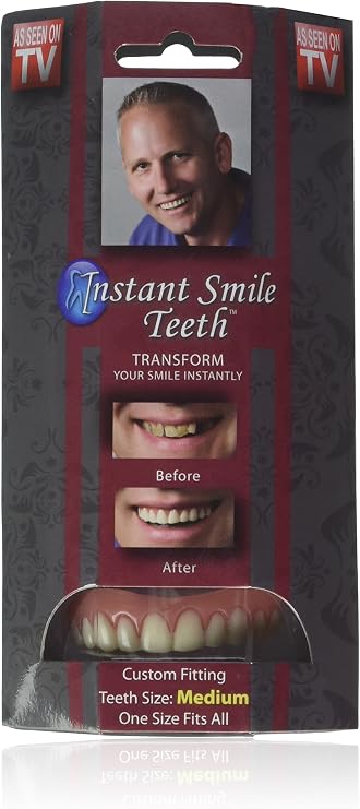 Instant Smile Billy Bob Deluxe Costume Teeth: Medium