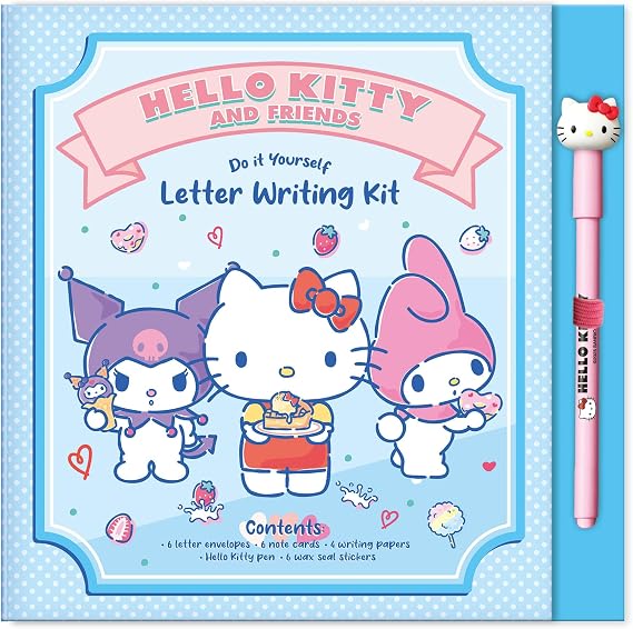 Lisciani - Hello Kitty and Friends - Letter Writing Set - 6+ Years