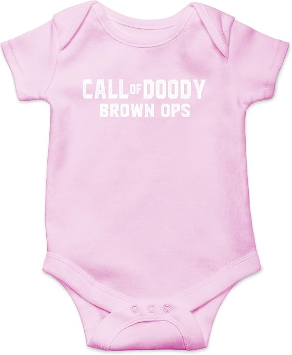 Call Of Doody Brown Ops - Funny Baby Essentials Bodysuit - Baby Outfit Funny Newborn Clothes