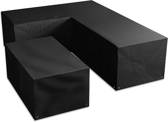 Bosmere All-weather (Modular) - L-Shaped Dining Set Cover - Large, Left Side Long, L286 x W222 x H82cm, AM663C