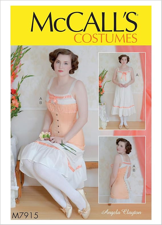 McCall's Patterns McCall's Women's Victorian Corset and Dress Costume Sewing Angela Clayton, Sizes 6-14 Patterns