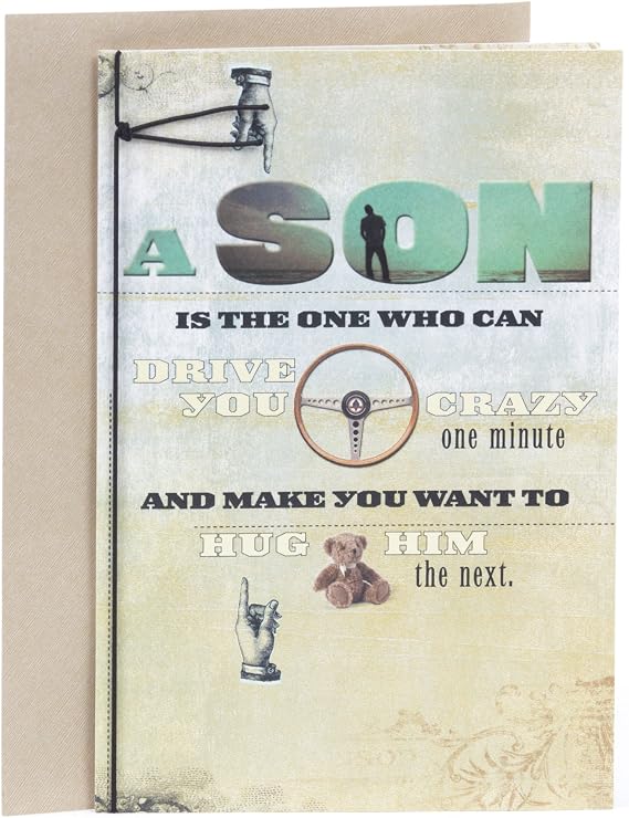Hallmark Birthday Card for Son (Son Icons) (0449RZB1212)