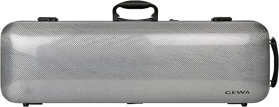 Gewa Violin Case Idea 2.0 Silver Carbon with Additional Side Handle Made in Germany