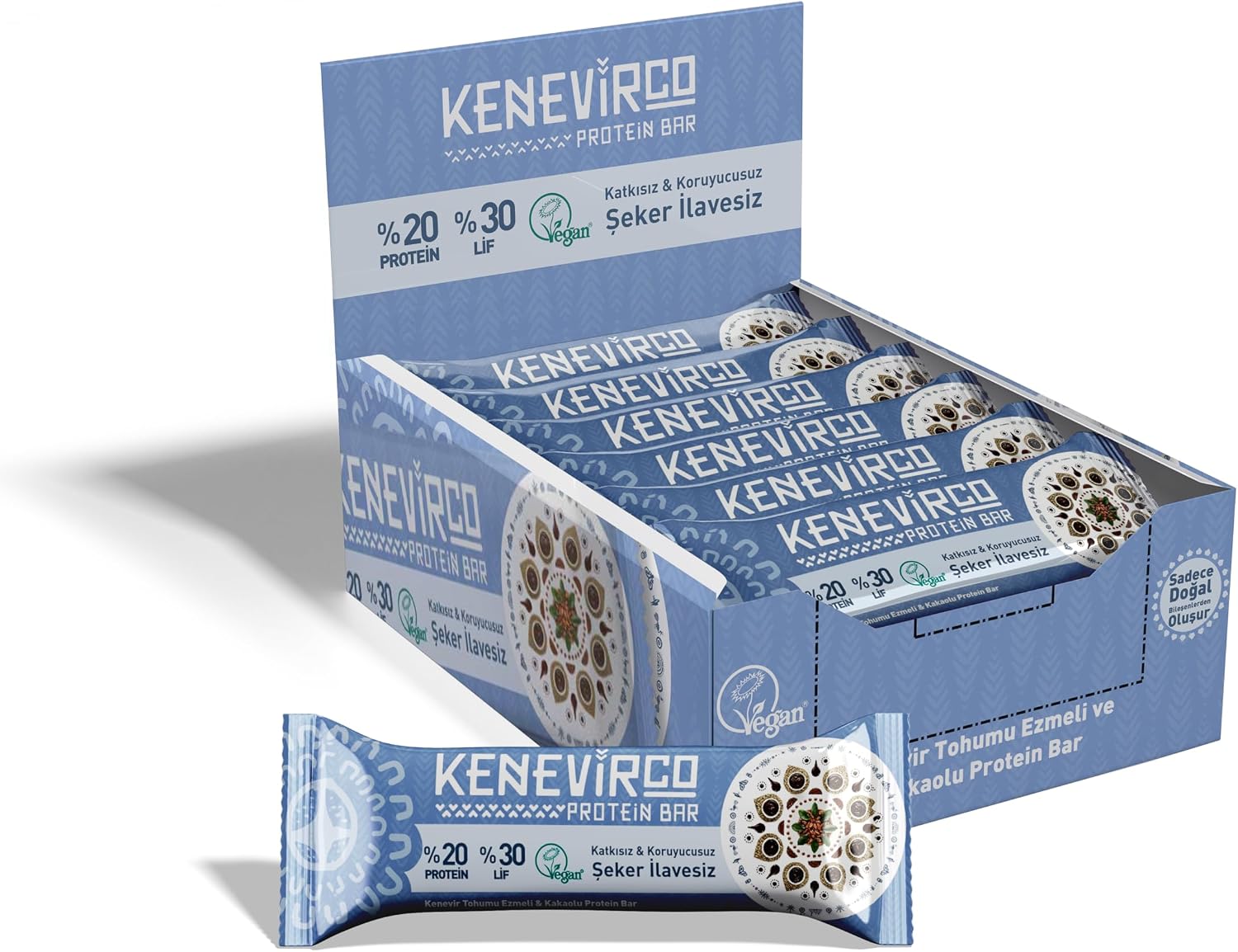 HempCo Cocoa Protein Bar 12-pack