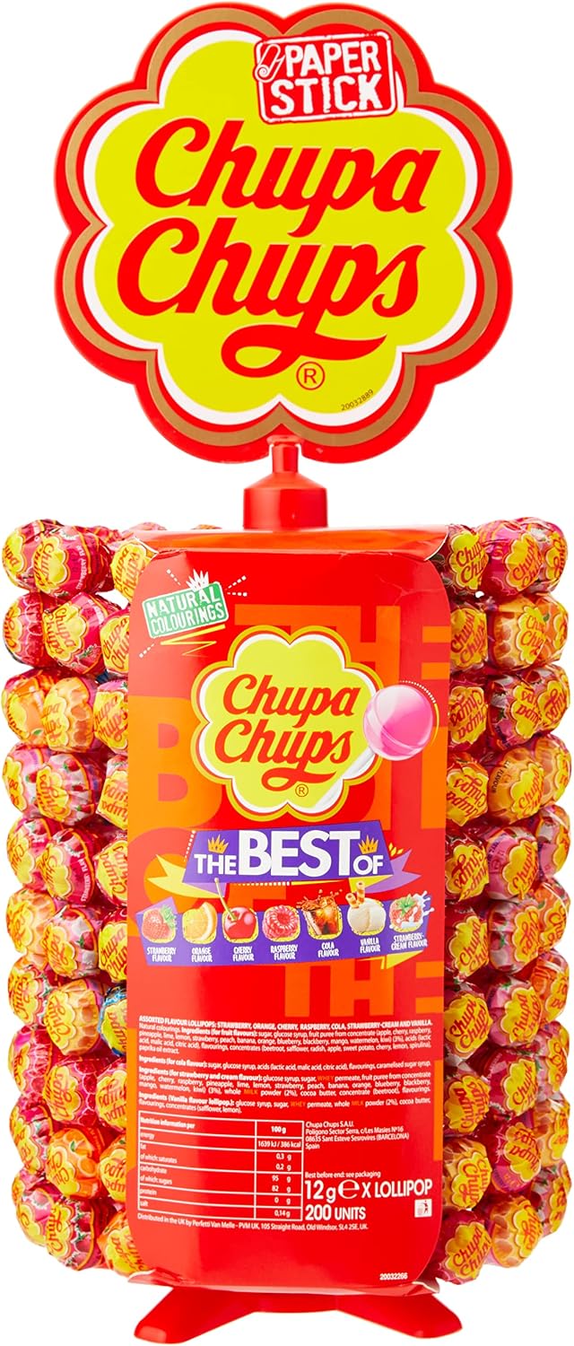 Chupa Chups The Best of 200 Lollipops 2400 g