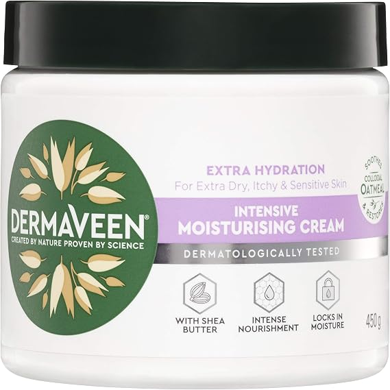 DermaVeen Extra Gentle Intensive Moisturising Cream 450g