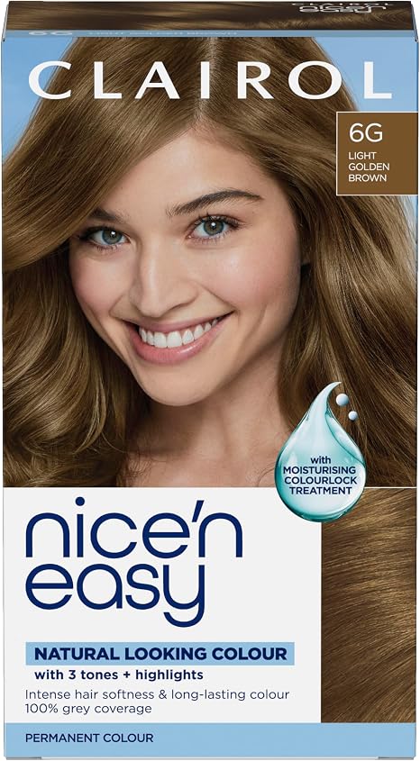 Clairol Nice'n Easy Crème Natural Looking Oil Permanent Hair Dye Infused